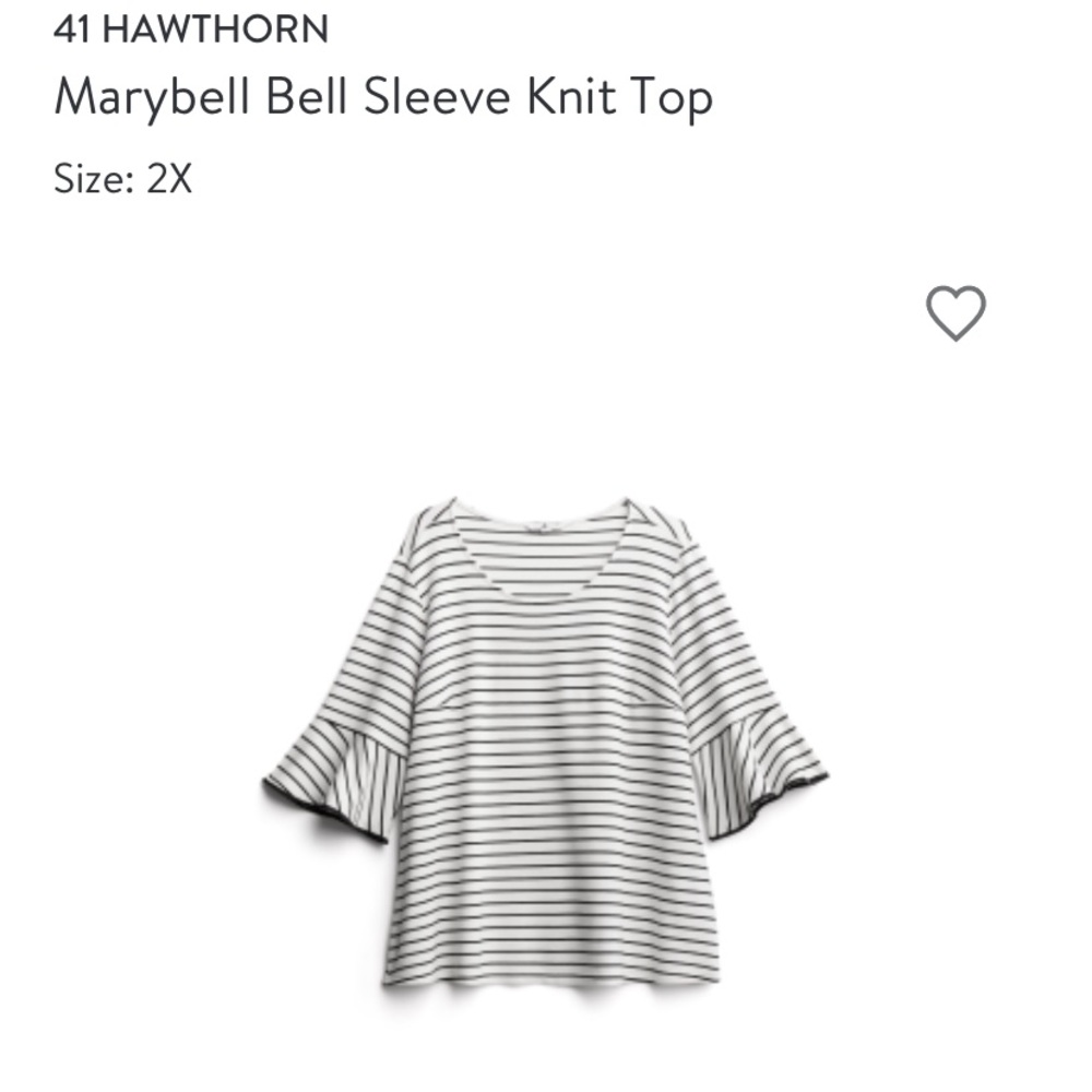 Stitch Fix 41 Hawthorn Marybell Bell Sleeve Top